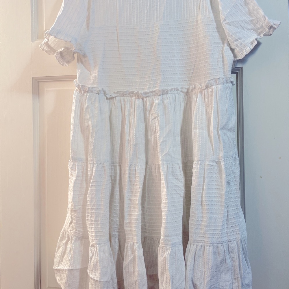 White Cotton Dress